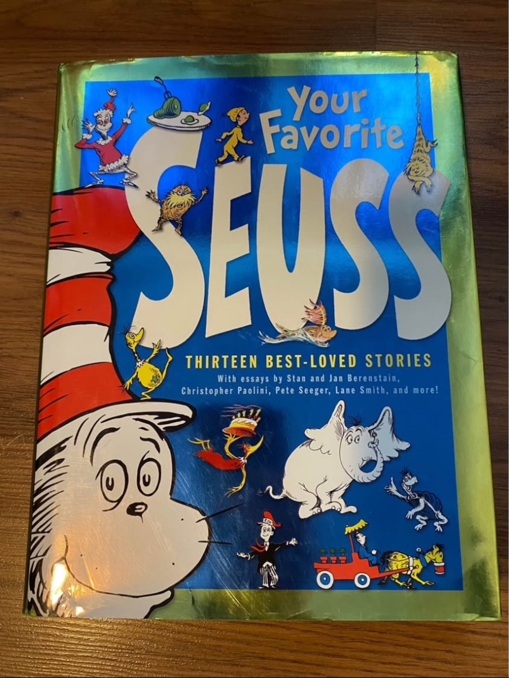 Dr. Seuss Blue and Red Hardcover Kids Book - Your Favorite Seuss
